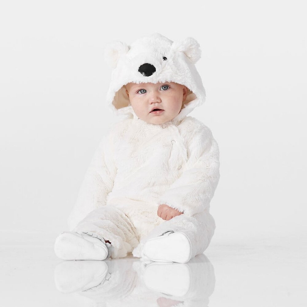 Pottery Barn Kids Baby Polar Bear Halloween Costume (Size 12-24 months)